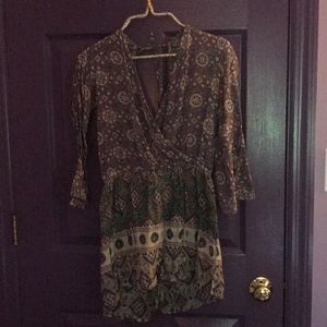 RVCA 3/4 sleeve romper